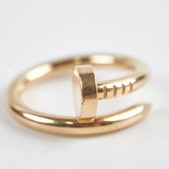 Cartier Juste En Clou JUC Ring Yellow Gold Size 52