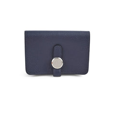 Hermes Dogon Card Holder Evercolor 27 Blue Nuit 2021