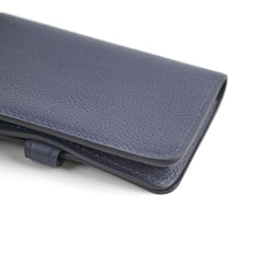 Hermes Dogon Card Holder Evercolor 27 Blue Nuit 2021