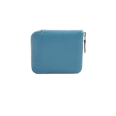 Hermes Silk'In Compact Wallet Bleu Jean 2024