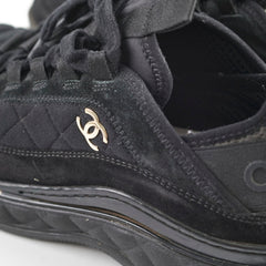 Chanel Low Top Trainer CC Triple Black Size 39