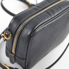 Prada Mini Saffiano Camera Bag Black