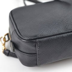 Prada Mini Saffiano Camera Bag Black