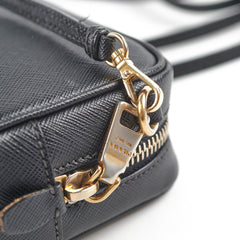 Prada Mini Saffiano Camera Bag Black