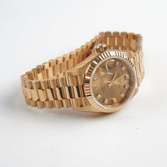 Rolex Datejust 26mm Yellow Gold with Diamonds Serviced October 2024