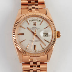 Rolex Day Date 36MM Ever Rose Fluted Watch