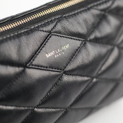 Saint Laurent Mini Quilted Leather Bag Black