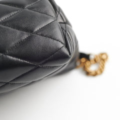 Saint Laurent Mini Quilted Leather Bag Black