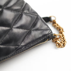 Saint Laurent Mini Quilted Leather Bag Black