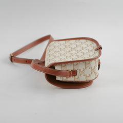 Celine Triomphe Folco Crossbody Bag Beige