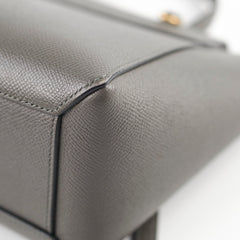 Celine Nano Grained Calfskin Belt Bag Dark Grey