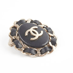 Chanel Brooch Black