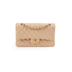 Chanel Classic Flap Medium Lambskin Beige