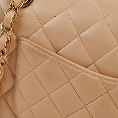 Chanel Classic Flap Medium Lambskin Beige