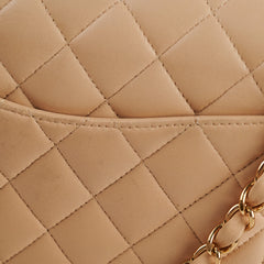 Chanel Classic Flap Medium Lambskin Beige