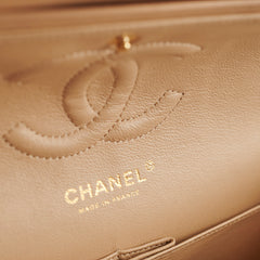 Chanel Classic Flap Medium Lambskin Beige