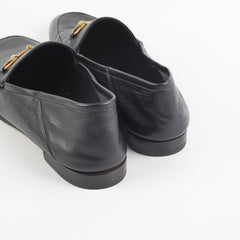 Gucci Size 39.5 Black Loafers