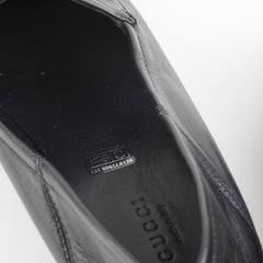 Gucci Size 39.5 Black Loafers