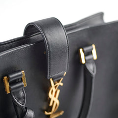 Saint Laurent Small Cabas Bag Black