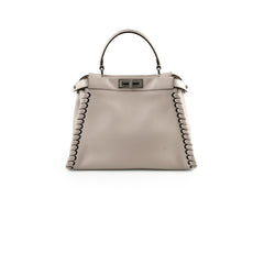 Fendi Peekaboo Calfskin Medium Two-way Grey