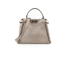 Fendi Peekaboo Calfskin Medium Two-way Grey