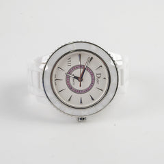 Christian Dior White VIII Pink Sapphire Set Dial 38mm