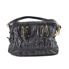 Prada Nappa Gauffre Nero Black