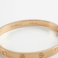 Cartier Love Cartier Size 17 Yellow Gold 2020