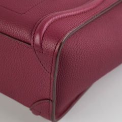 ITEM 14 - Celine Nano Luggage Burgundy