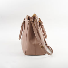 Prada Galleria Saffiano Leather Tote Pink