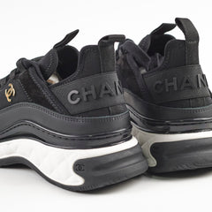 Chanel Black Sneakers Size 37.5