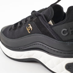 Chanel Black Sneakers Size 37.5