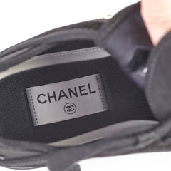 Chanel Black Sneakers Size 37.5