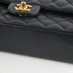 Chanel Classic Flap M/L Lambskin Black Bag