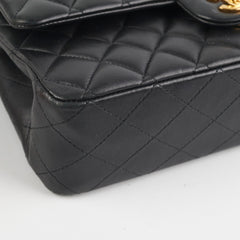 Chanel Classic Flap M/L Lambskin Black Bag