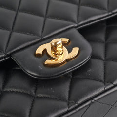 Chanel Classic Flap M/L Lambskin Black Bag