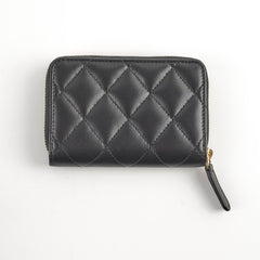 Chanel Classic Zipped Coin Purse Lambskin Black