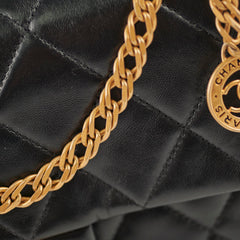 Chanel Seasonal Flap Black Microchip