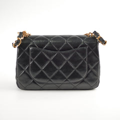 Chanel Seasonal Flap Black Microchip