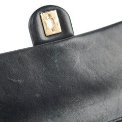 Chanel Seasonal Flap Black Microchip