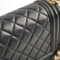 Chanel Small Boy Lambskin Black - 23 Series