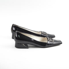 Fendi Black Patent Leather Heels 38