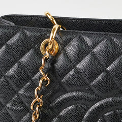 Chanel Caviar Grand Shopping Tote GST Black