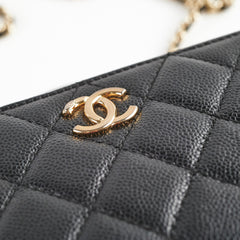 Chanel Caviar Vanity with Top Handle Microchipped Black