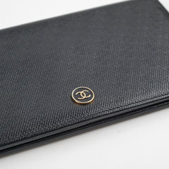 Chanel Long Wallet Black