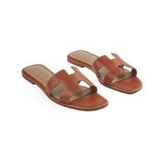 Hermes Oran Sandals Size 39 Gold