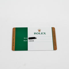 Rolex Day-Date 36mm Gold/Green Ombre Watch 118138 (2014)