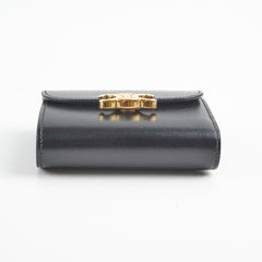 Celine Compact Wallet with Coin Triomphe in Shiny Calfskin