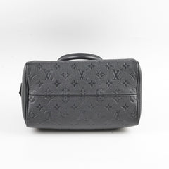 Louis Vuitton Speedy 25 Monogram Empreinte Leather Black