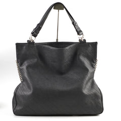 Gucci Soft Leather Large Tote Black